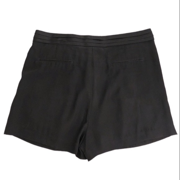 Rag & Bone 100% Silk Shorts Black Women’s Size 12 - Picture 4 of 9